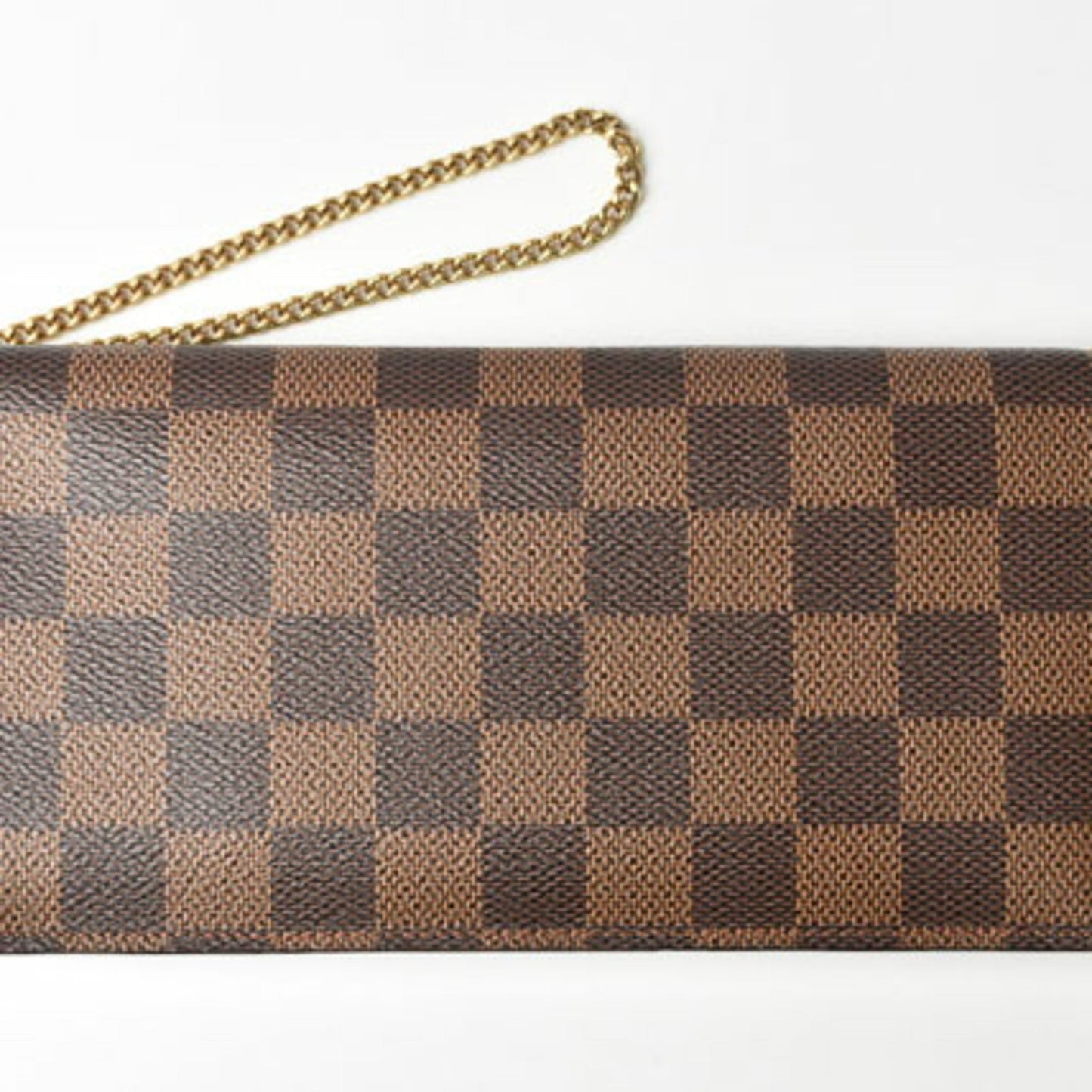LOUIS VUITTON Wallet Chain  Long Portefeuille Accordeon Damier N60002