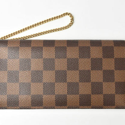 LOUIS VUITTON Wallet Chain  Long Portefeuille Accordeon Damier N60002