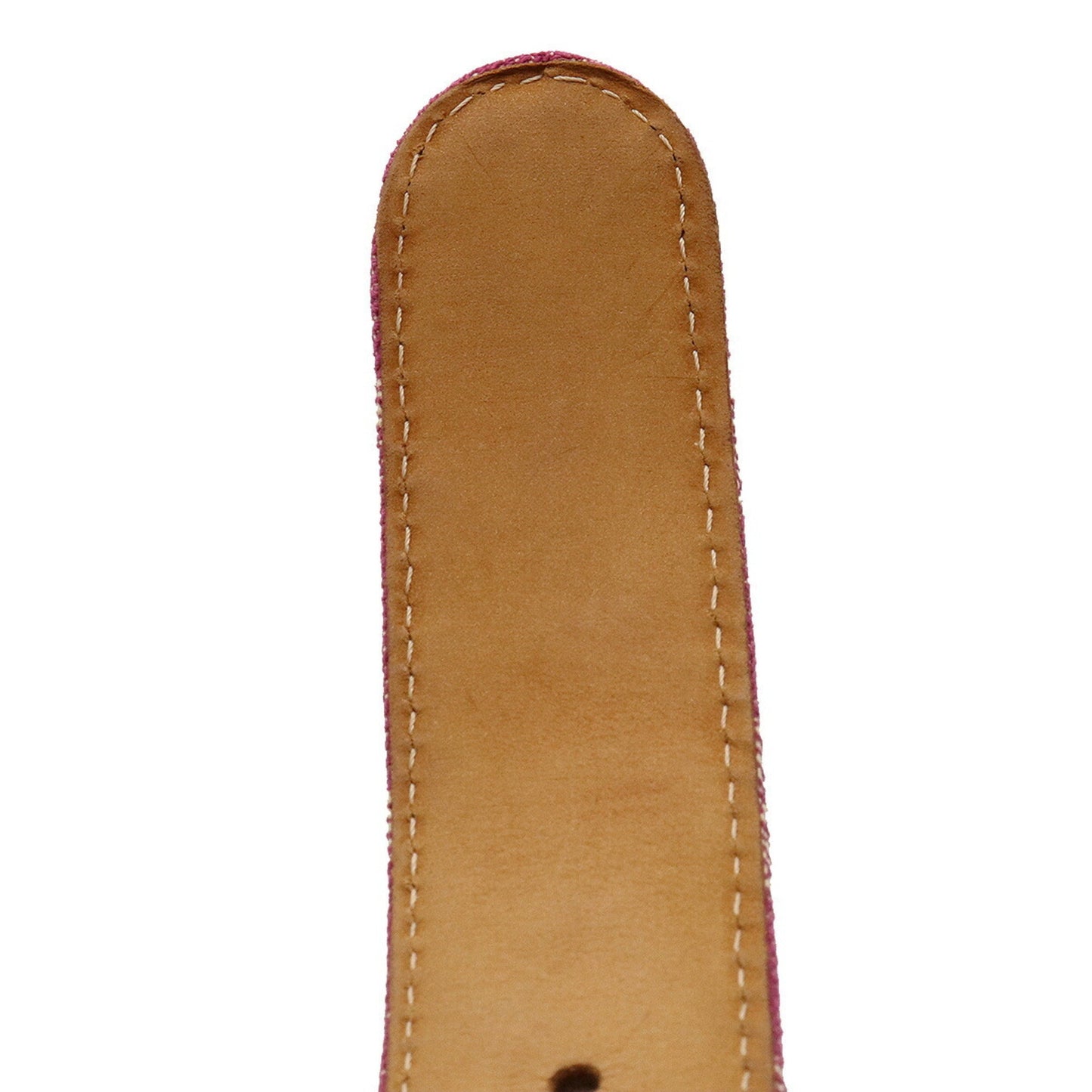 LOUIS VUITTON Monogram Sun Tulle Belt Leather Fuchsia Pink #90 90/36 M6925U
