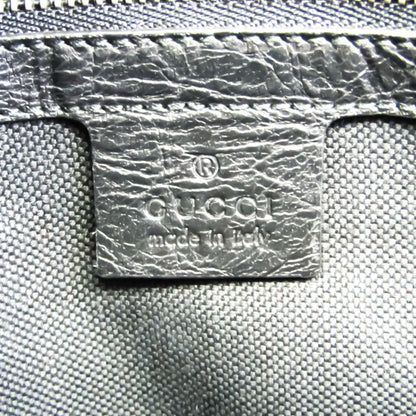 Gucci Unisex Leather Clutch Bag Black