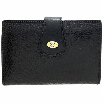Gucci Purse Old Leather Black 035 327 GUCCI Bi-Fold