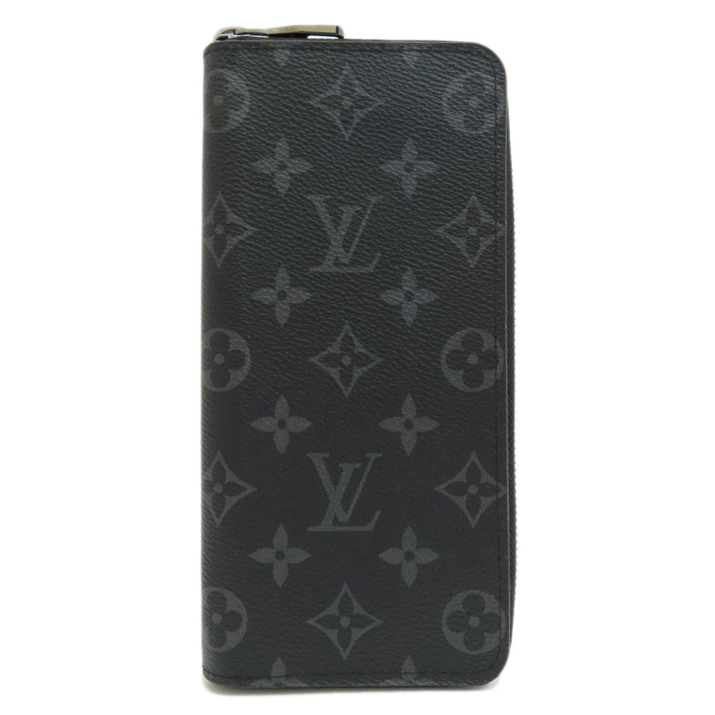 LOUIS VUITTON M62295 Zippy Vertical Long Wallet Monogram Eclipse Men's