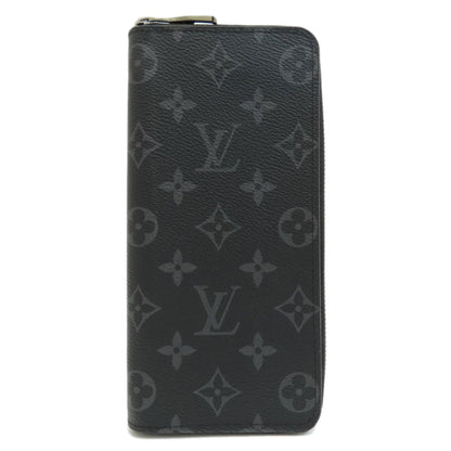 LOUIS VUITTON M62295 Zippy Vertical Long Wallet Monogram Eclipse Men's