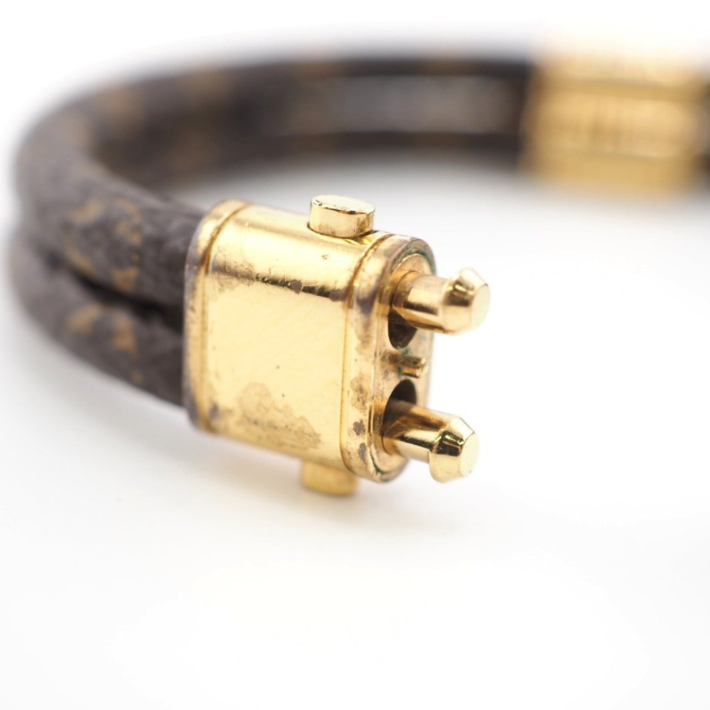LOUIS VUITTON M6640F Bracelet Keep It Twice Monogram Brown Women's