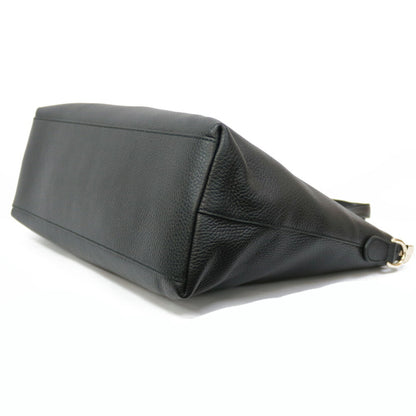 Gucci Shoulder Bag Bamboo Black Ladies