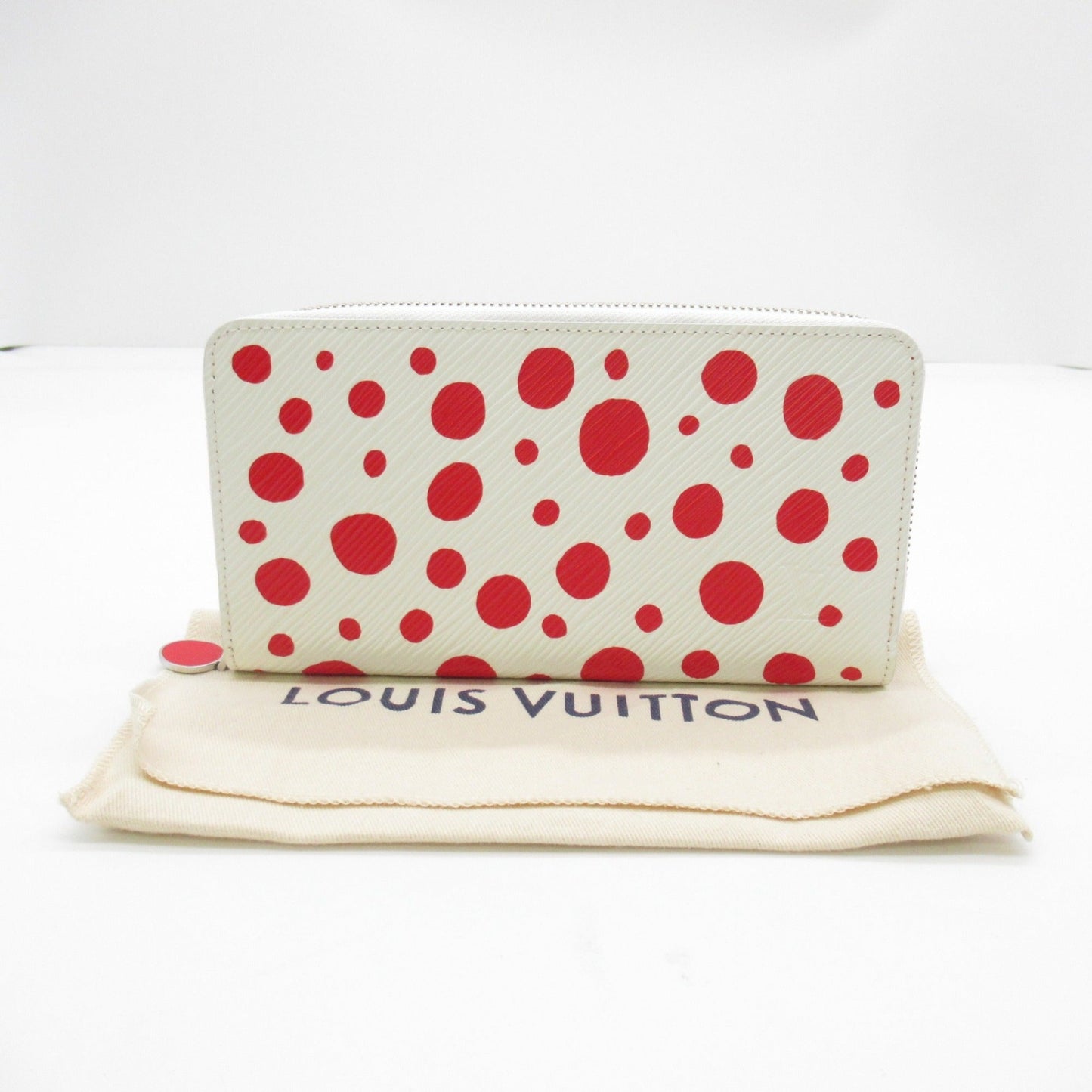 LOUIS VUITTON LVxYK Zippy Wallet Round Long Wallet White Blanc Epi leather M81961