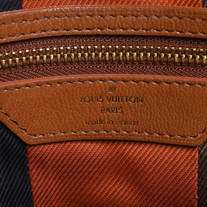 LOUIS VUITTON Monogram Blox Pochette Shoulder Bag M40506 Brown/Black/Blue Women's