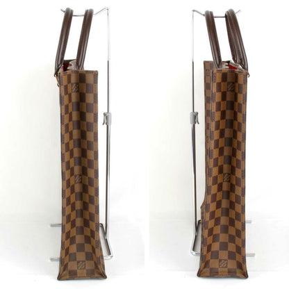 LOUIS VUITTON Damier Sac Pla N51140 Handbag PVC Coated Canvas Ebene Women's