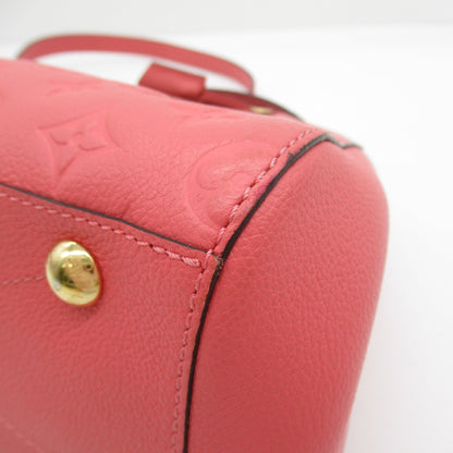 LOUIS VUITTON Montagne BB Shoulder Bag Pink Blossom Monogram empreinte leather M42295