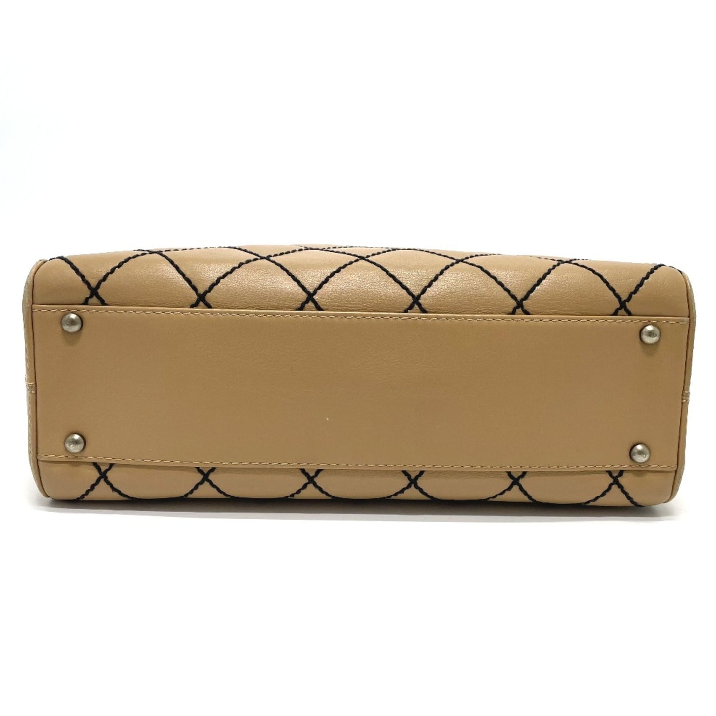 Chanel Leather Beige Elegant Tote Bag 3