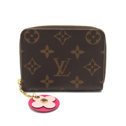 LOUIS VUITTON Zippy Coin Purse Blooming Flower Brown Pink Hot pink Monogram PVC coated canvas M68332