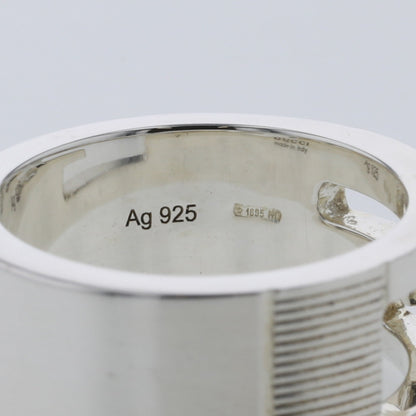 Gucci Ring Branded G Width about 8mm 032660-09840 Silver 925 No. 6.5 Ladies GUCCI