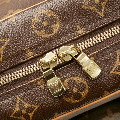 LOUIS VUITTON Monogram Exantry Cite Handbag M51161 Brown PVC Leather Ladies