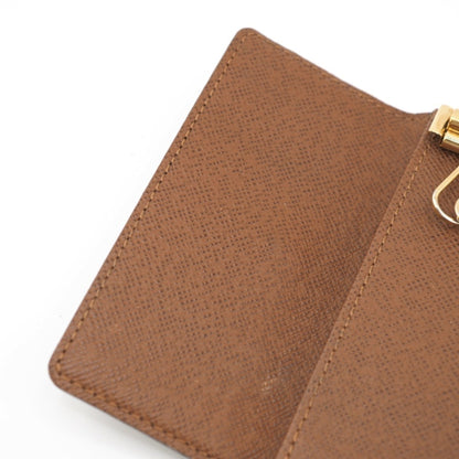 LOUIS VUITTON M69517 Multicle 4 Monogram Key Case Brown Unisex