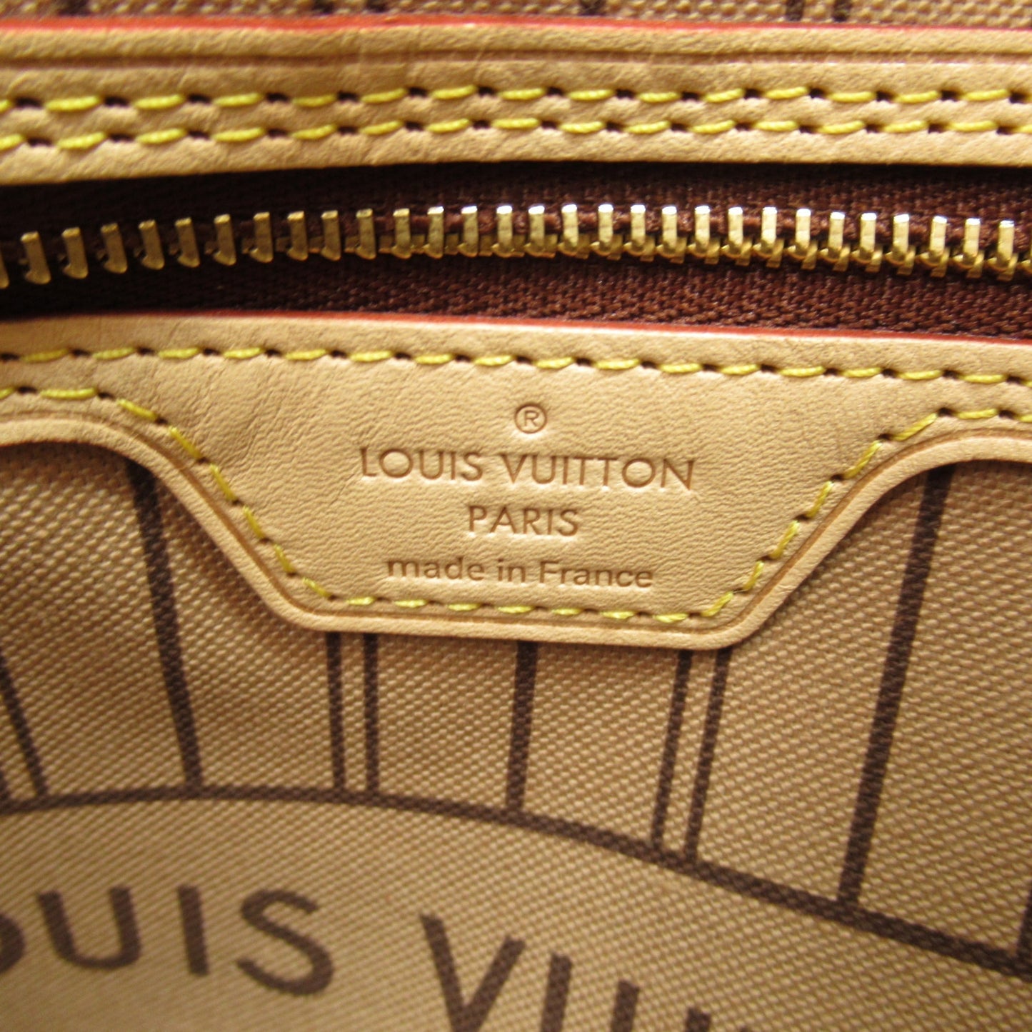 LOUIS VUITTON Neverfull MM Brown Beige Monogram PVC coated canvas M40995