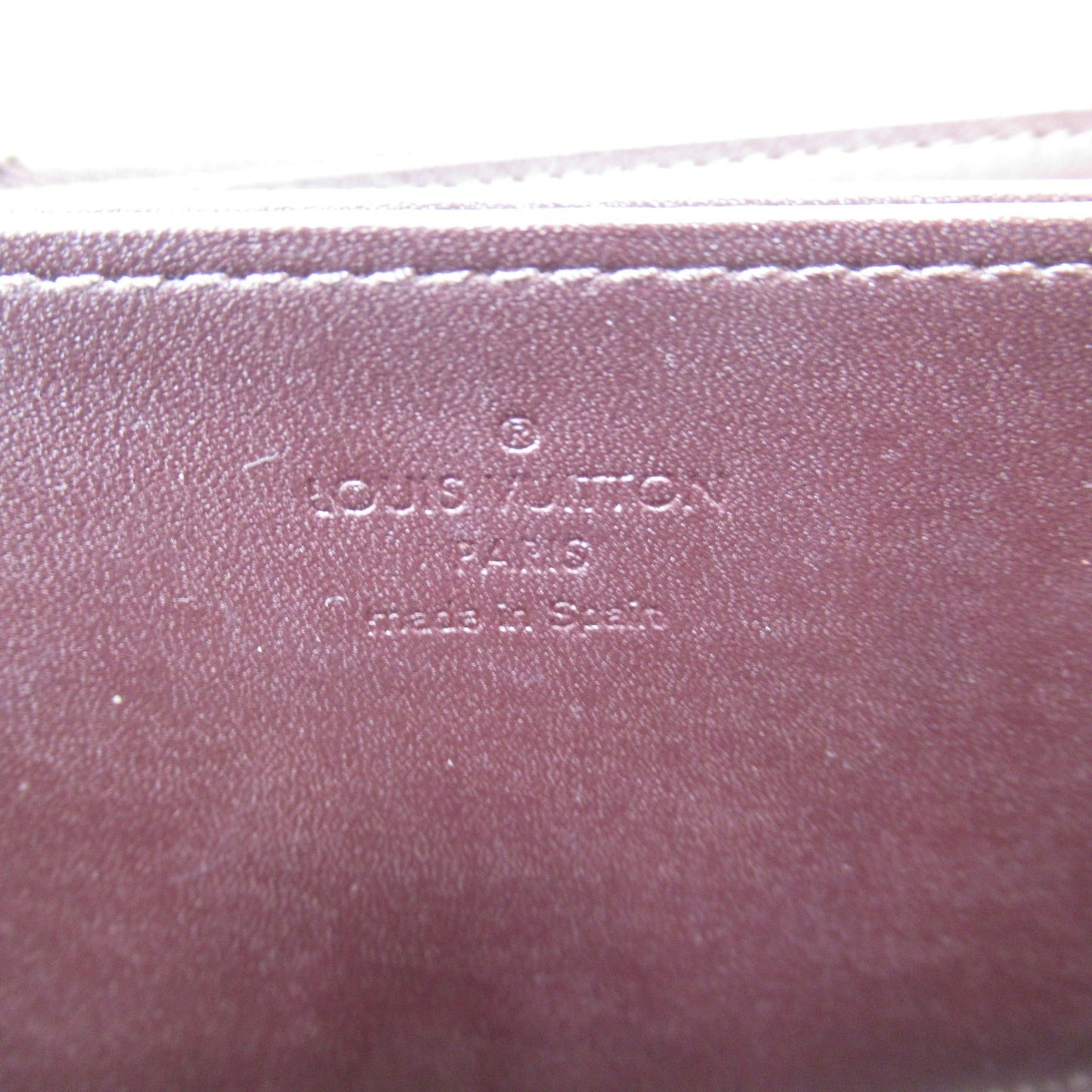 LOUIS VUITTON Zippy Wallet Round Long Wallet Bordeaux system Amarrant M93522