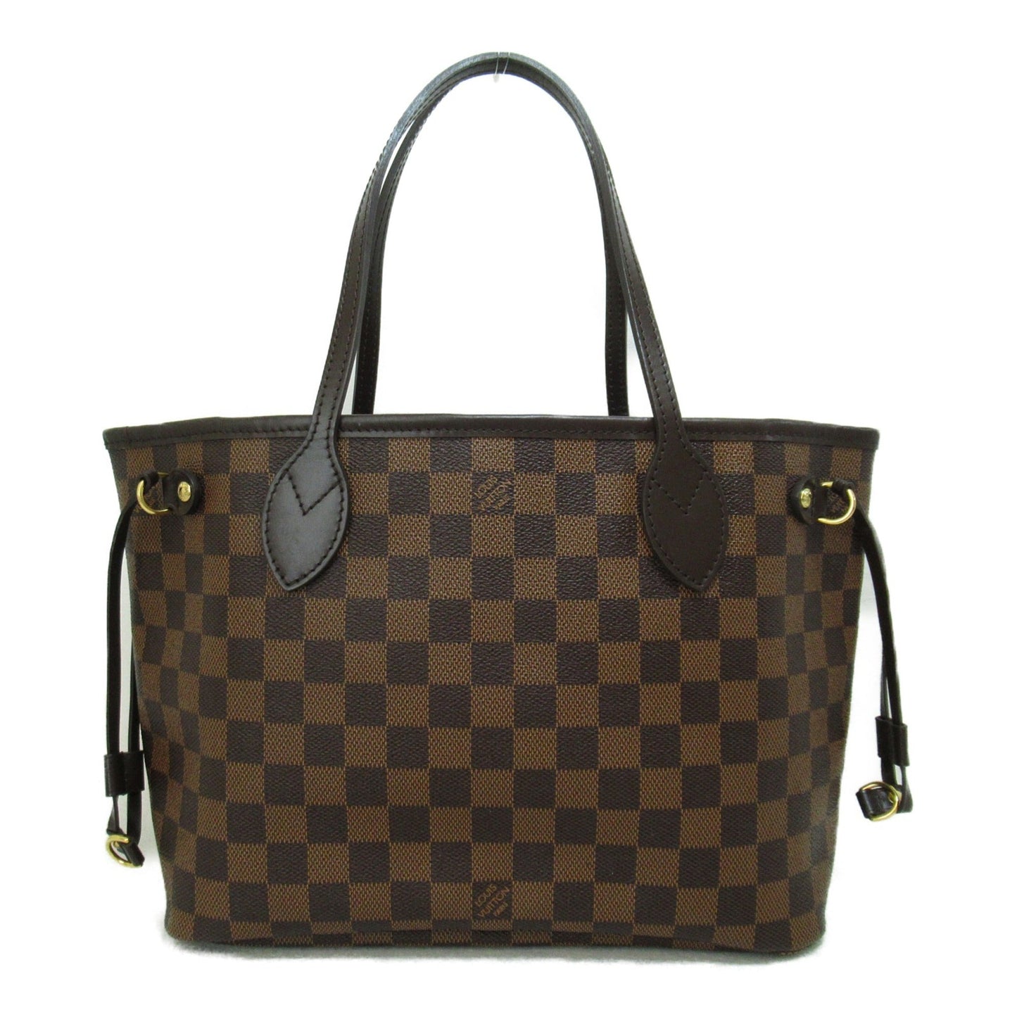 LOUIS VUITTON Never full Brown Ebene Damier PVC coated canvas N51109