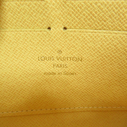 LOUIS VUITTON Illustre Zippy Wallet Round Long Wallet Ivory Damier Azur PVC coated canvas N63006