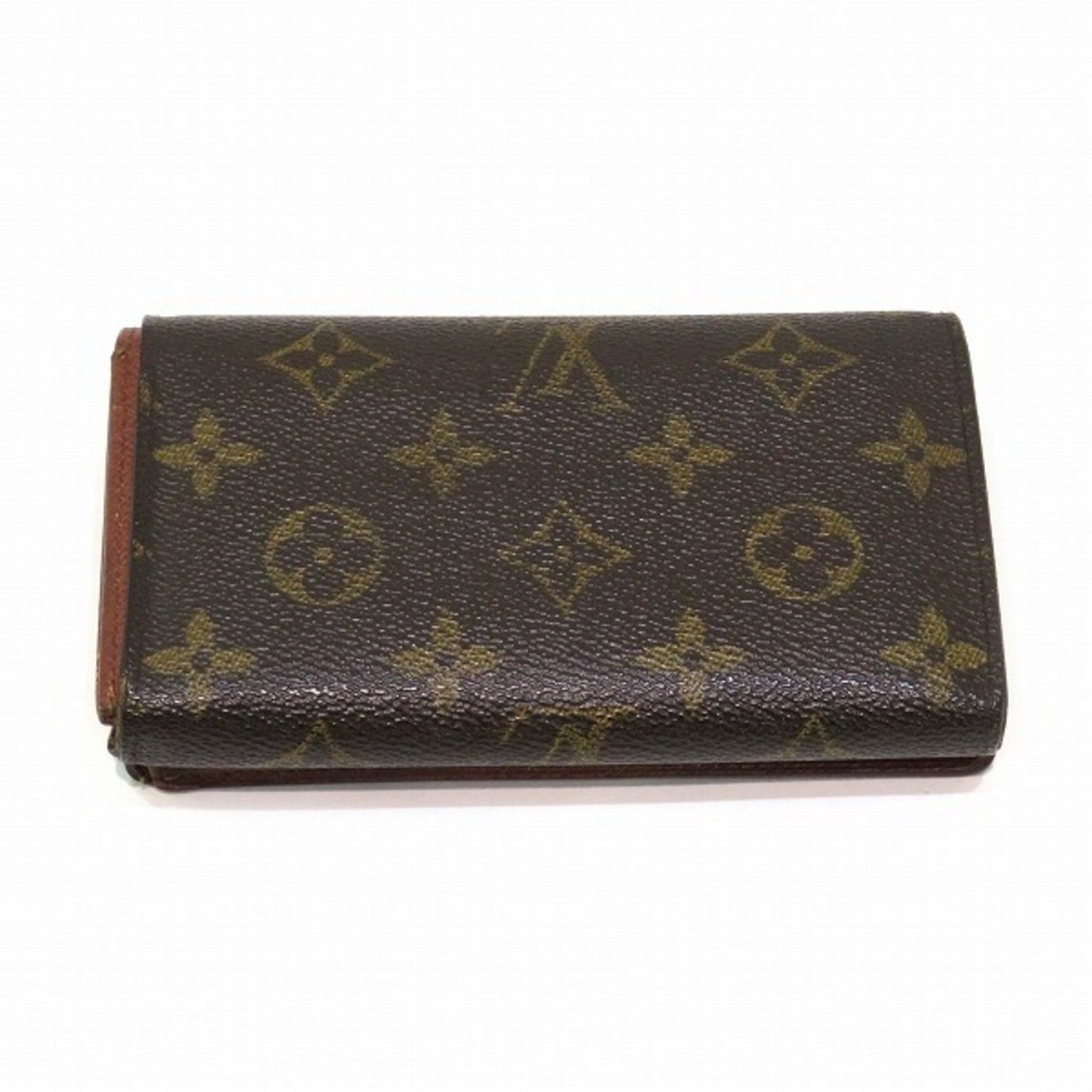 LOUIS VUITTON Monogram Portomonevier Tresor M61730 Bifold Wallet Unisex