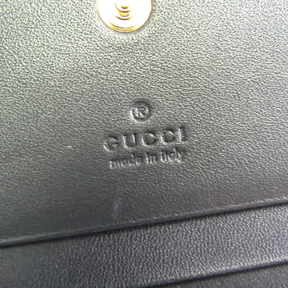 Guccissima 410120 Leather Card Case Black