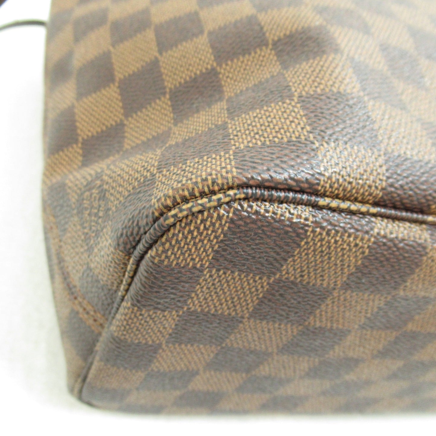 LOUIS VUITTON Never full Brown Ebene Damier PVC coated canvas N51109