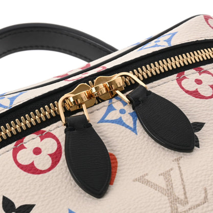 LOUIS VUITTON Monogram Game On Vanity PM Bron M57458 Women's Canvas Bag