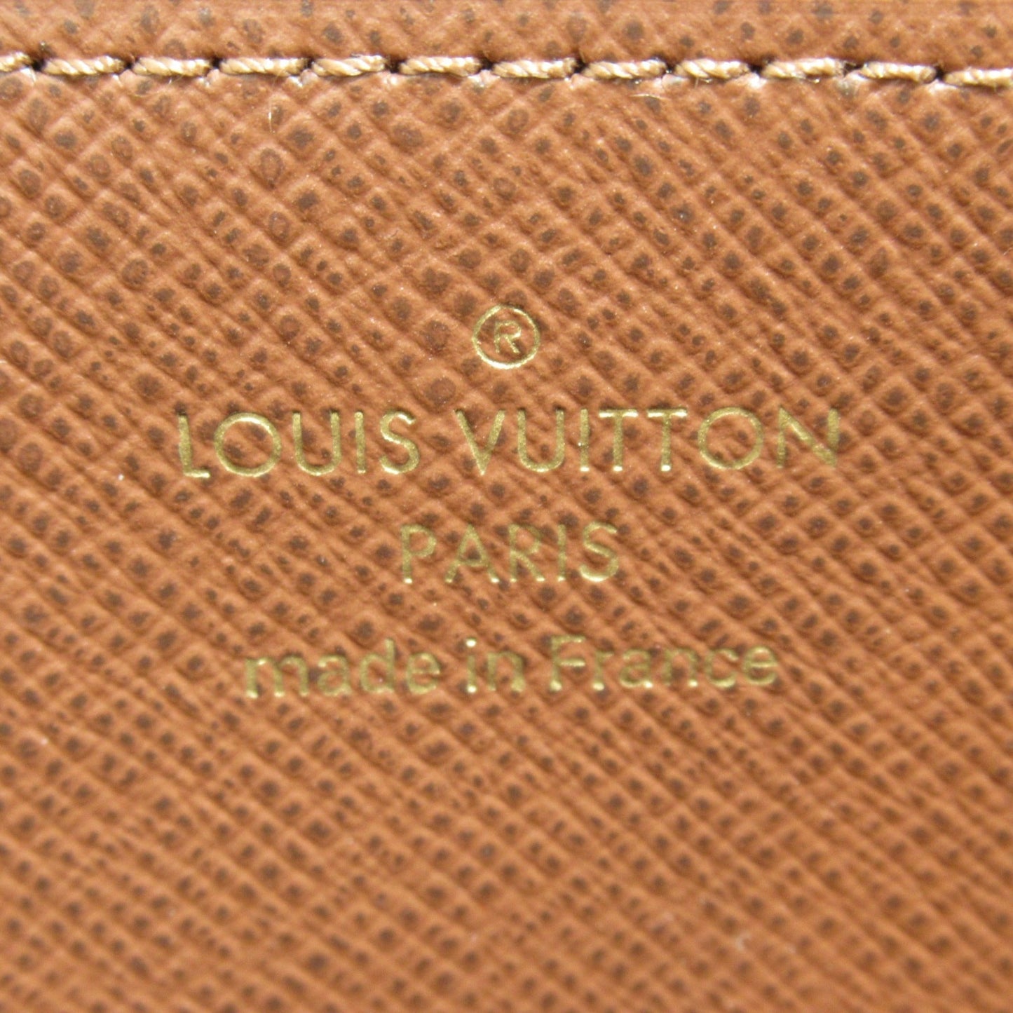 LOUIS VUITTON Zippy wallet Brown Monogram PVC coated canvas M42616