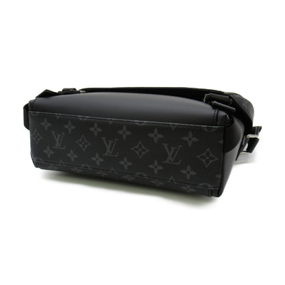 LOUIS VUITTON Messenger voyage PM Black PVC coated canvas M40511