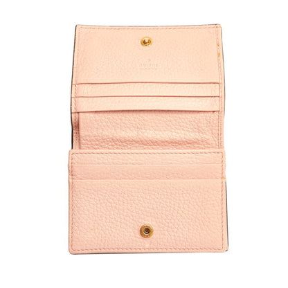 Gucci Animalier Bee Bifold Wallet 460185 Pink Leather Ladies GUCCI