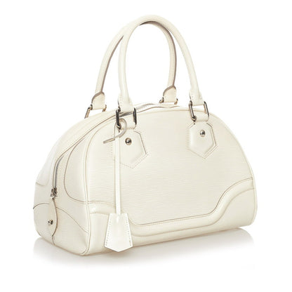 Louis Vuitton Epi Montaigne PM Handbag M5932J White Leather Ladies LOUIS VUITTON