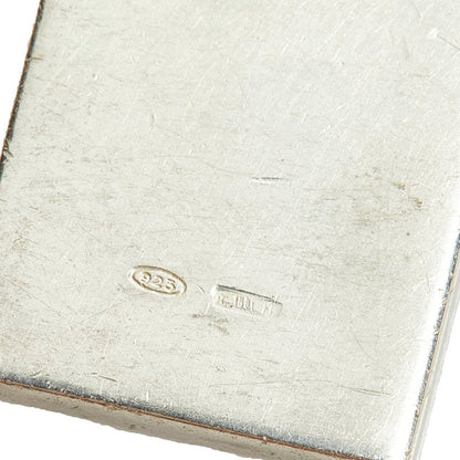 Gucci Plate Necklace Silver Metal Ladies GUCCI