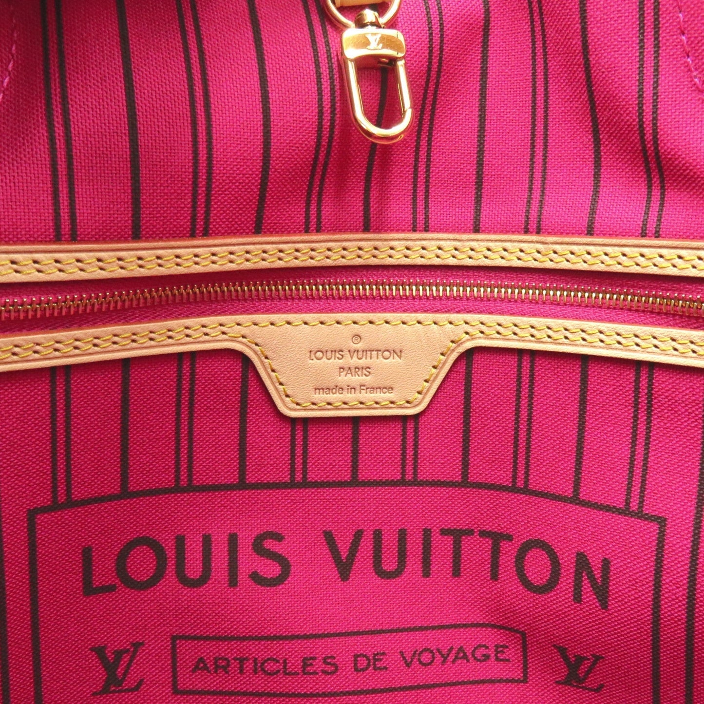 LOUIS VUITTON Neverfull MM Brown Pivoine Monogram PVC coated canvas M41178