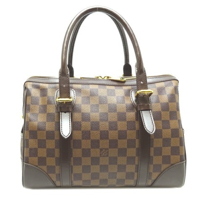 Louis Vuitton Berkeley Ladies Handbag N52000 Damier Ebene (Brown)
