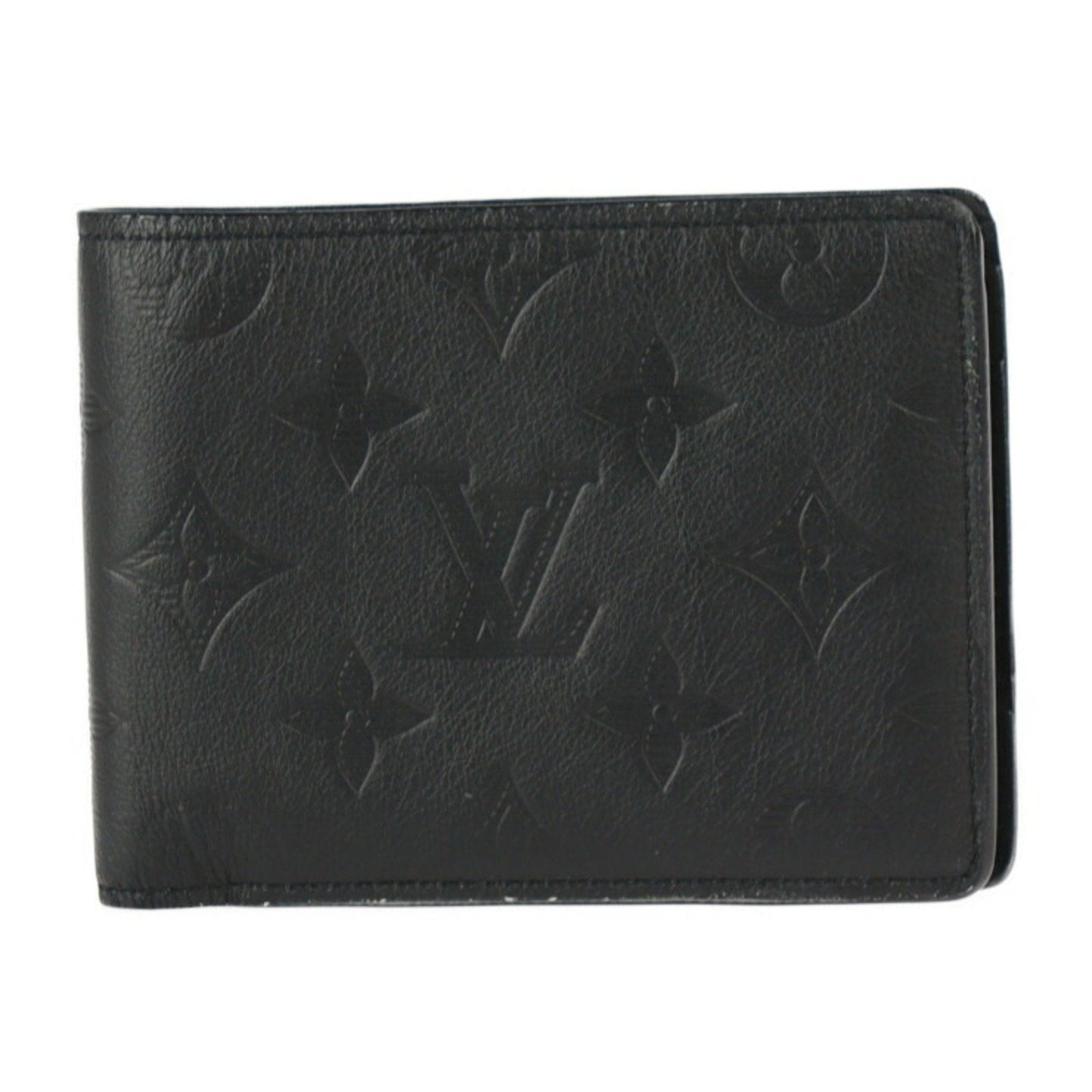 LOUIS VUITTON Portefeuille Multiple Bifold Wallet M62901 Monogram Shadow Noir Black