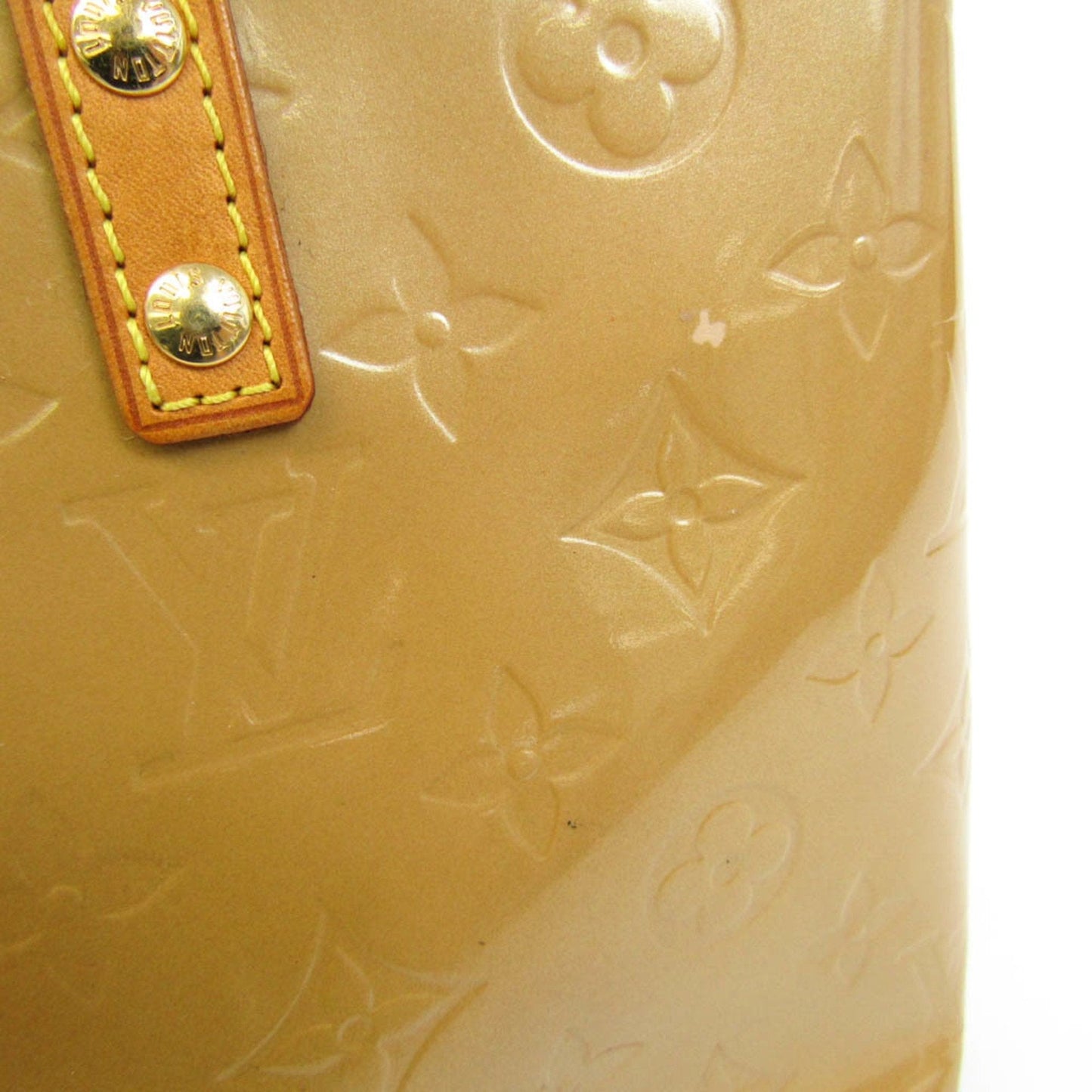 LOUIS VUITTON Monogram Vernis Reade PM M91334 Women's Handbag Noisette