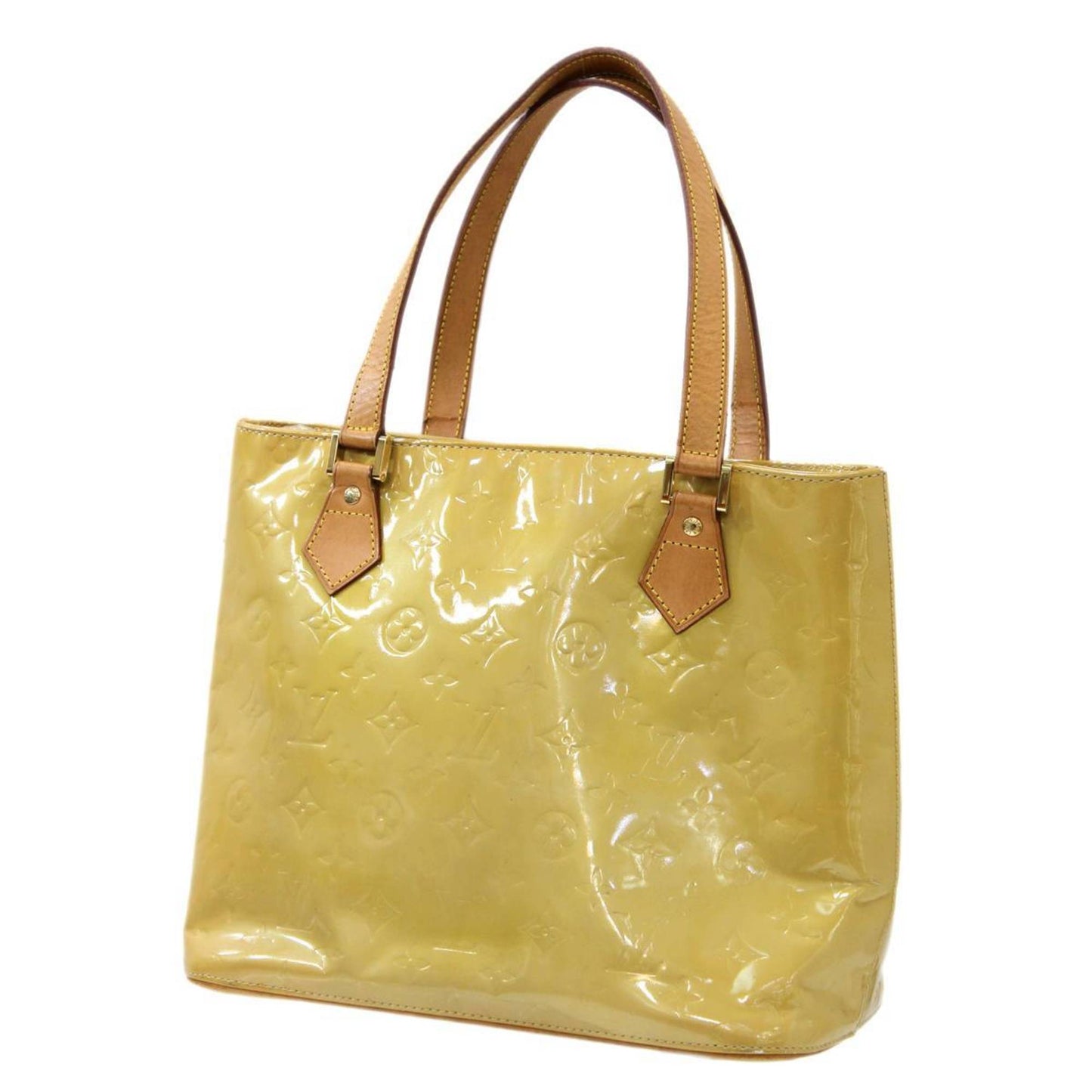 LOUIS VUITTON Houston handbag Vernis beige M91340 TH0051