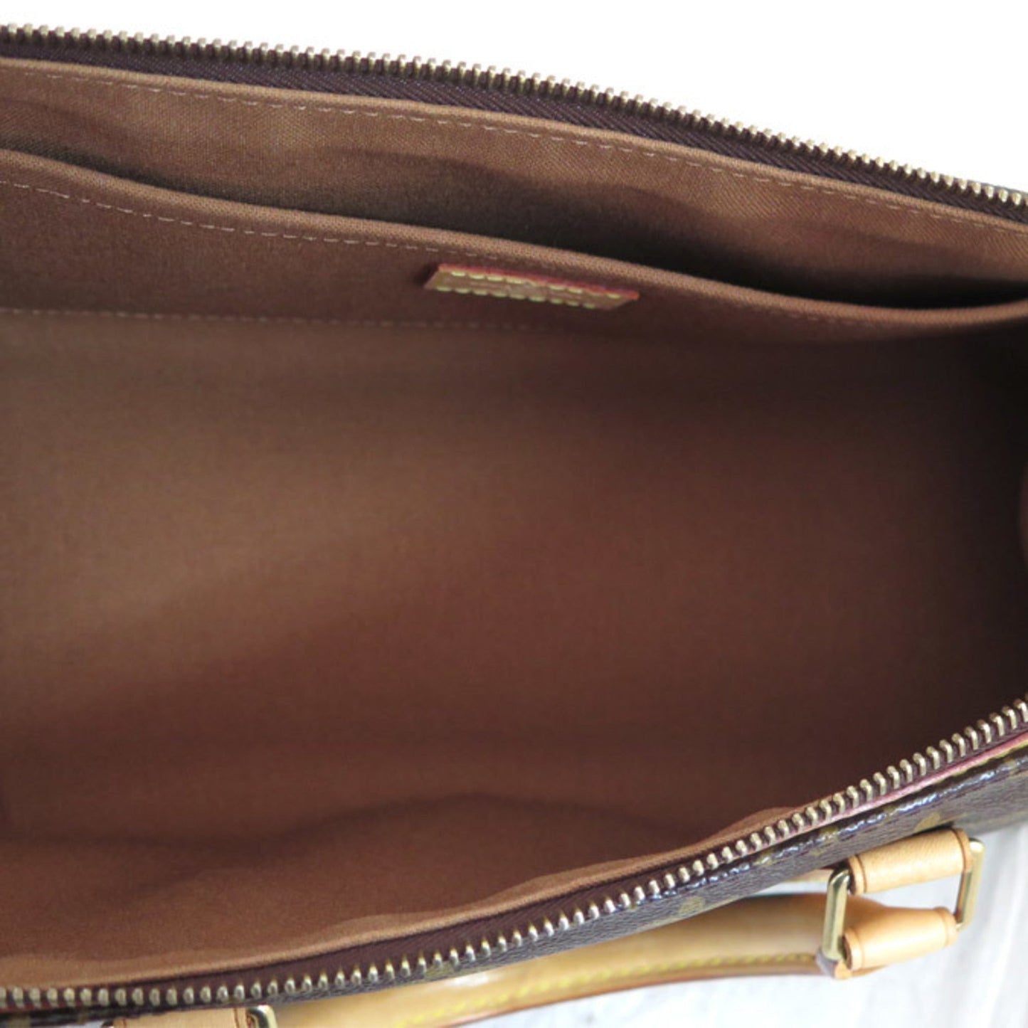 LOUIS VUITTON Handbag Monogram Popincourt Canvas Brown Women's M40009 e54399a