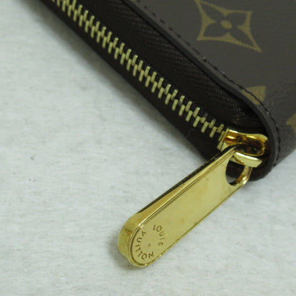 LOUIS VUITTON Zippy wallet Brown Monogram PVC coated canvas M42616