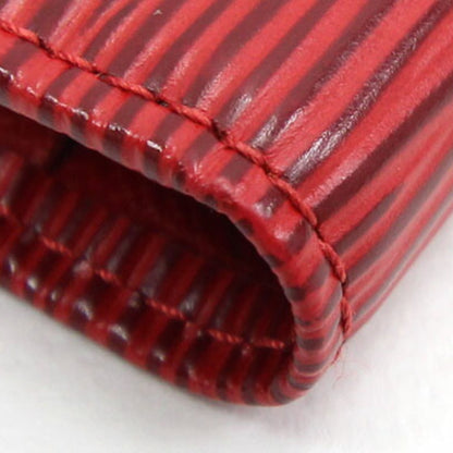 Louis Vuitton Bifold Clasp Long Wallet Epi Continental Viennois M63257 Castilian Red Ladies LOUIS VUITTON