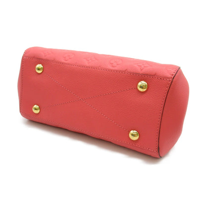 LOUIS VUITTON Montagne BB Shoulder Bag Pink Blossom Monogram empreinte leather M42295