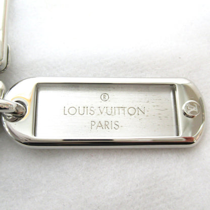 LOUIS VUITTON Portocle Chenne V Square Keychain Silver Stainless Steel M61994