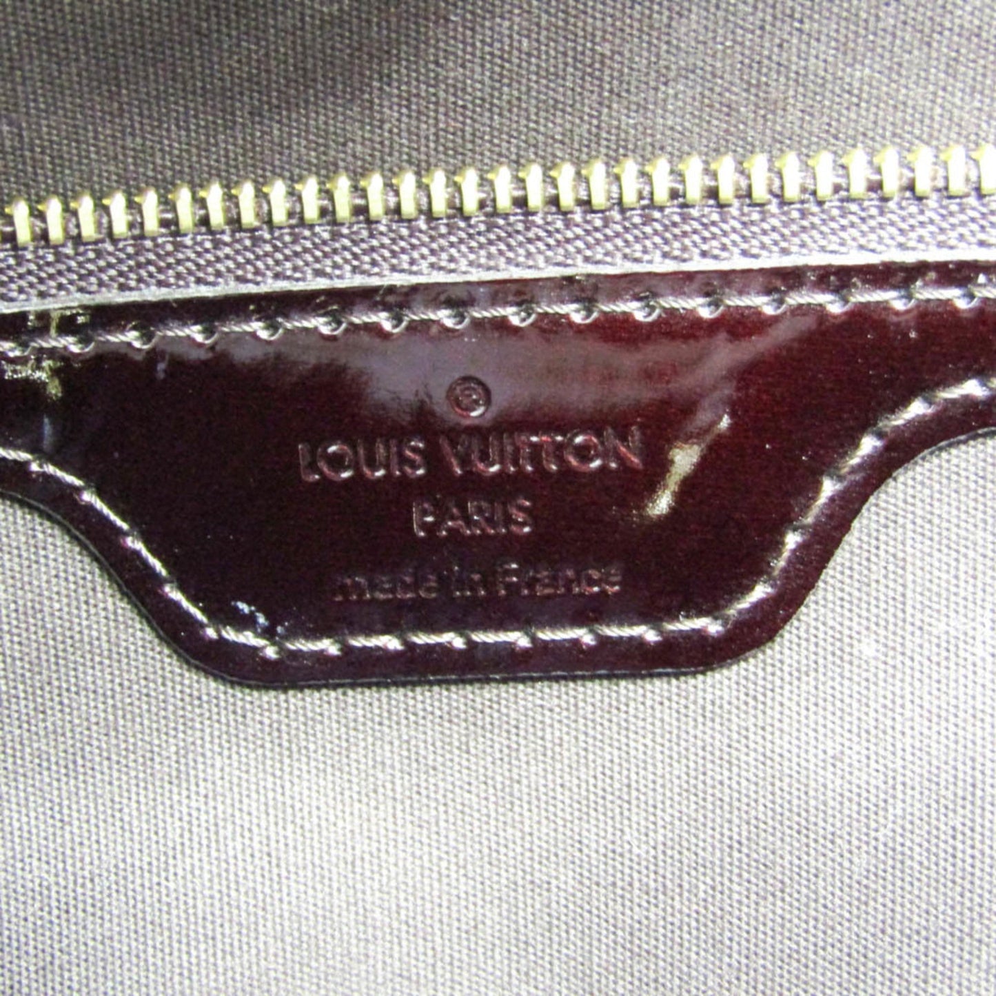 LOUIS VUITTON Monogram Vernis Wilshire PM M93641 Women's Handbag Amarante