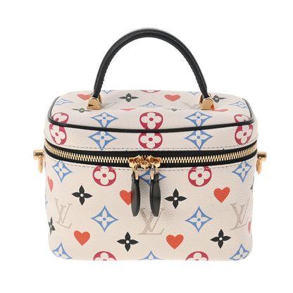 LOUIS VUITTON Monogram Game On Vanity PM Bron M57458 Women's Canvas Bag