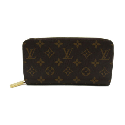 LOUIS VUITTON Zippy Wallet Round Long Wallet Brown Coquelicot Monogram PVC coated canvas M41896