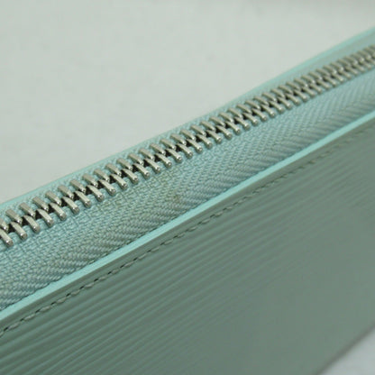 LOUIS VUITTON Zippy wallet Green Amand Epi-electric leather M60313