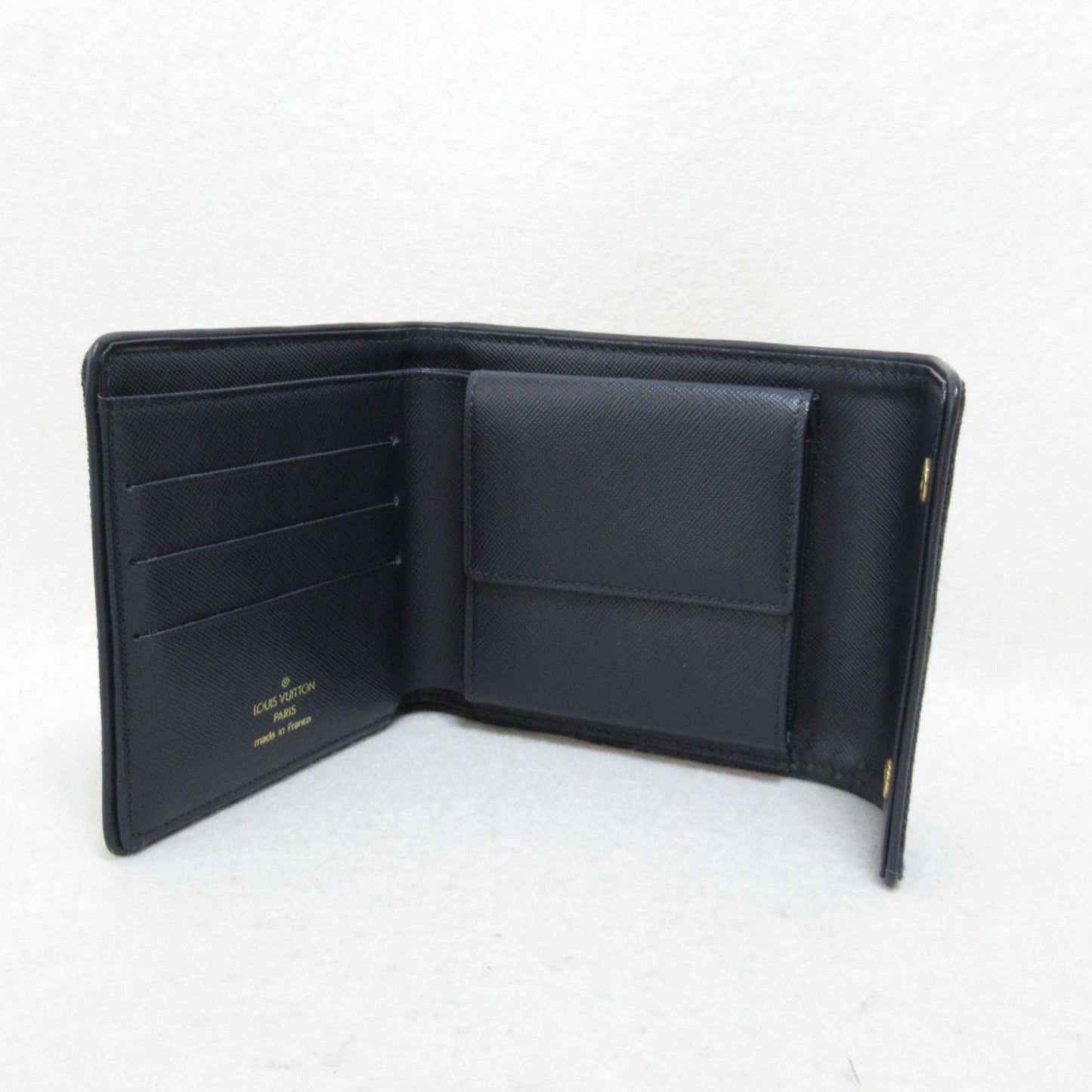 LOUIS VUITTON Porto Bier Carte Credit Monet Trifold Wallet Blue TST blue Monogram mini canvas M92439