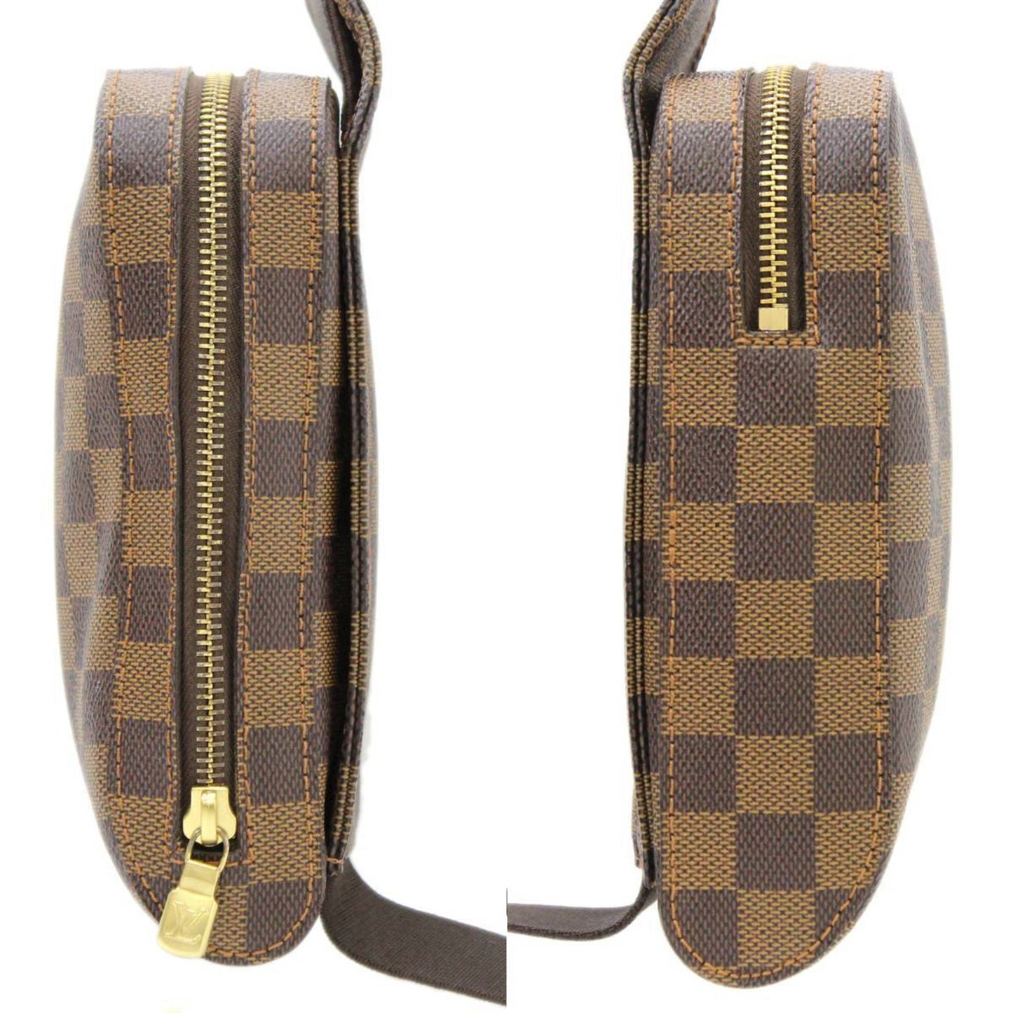 LOUIS VUITTON Jeronimos Waist Pouch Body Bag Shoulder Damier Ebene N51994 CA1097