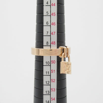 LOUIS VUITTON Bar Lock It Ring PM Ring Gold K18PG[Rose Gold] Gold