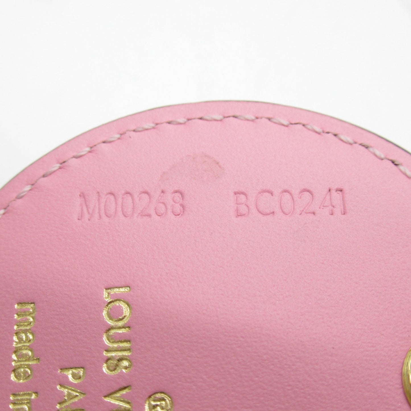 LOUIS VUITTON portocle valentine heart Pink Vernis M00268