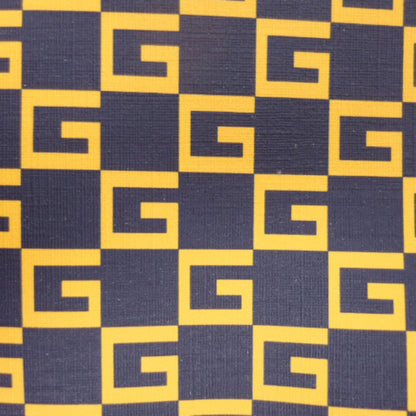 Gucci Square G Print Tote Bag Dark Navy x Yellow Series 20190617 2-SS201912